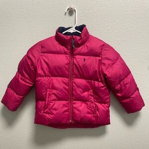 Ralph Lauren Girls Pink Coat Size 5/6